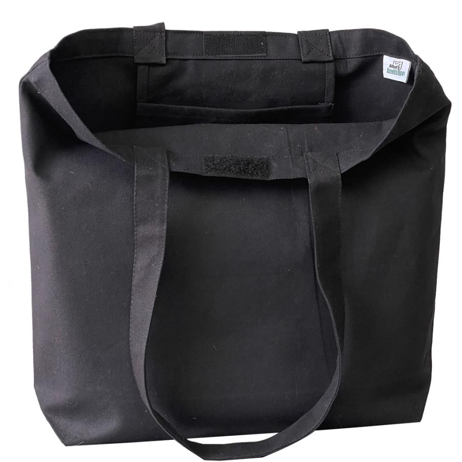 Premium Black Canvas Tote Bag   SSB0015BW 020 